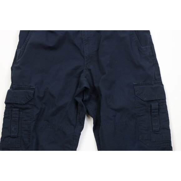 5.11 Tactical Series Mens 38x31 Distressed Ripstop Double Knee Cargo Pants Blue - Picture 3 of 16